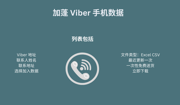 加蓬 Viber 手机数据