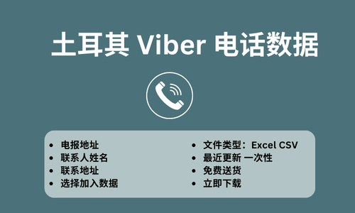 土耳其 Viber 电话数据