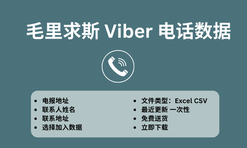 毛里求斯 Viber 电话数据